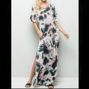 NWT TIE DYE MAXI DRESS